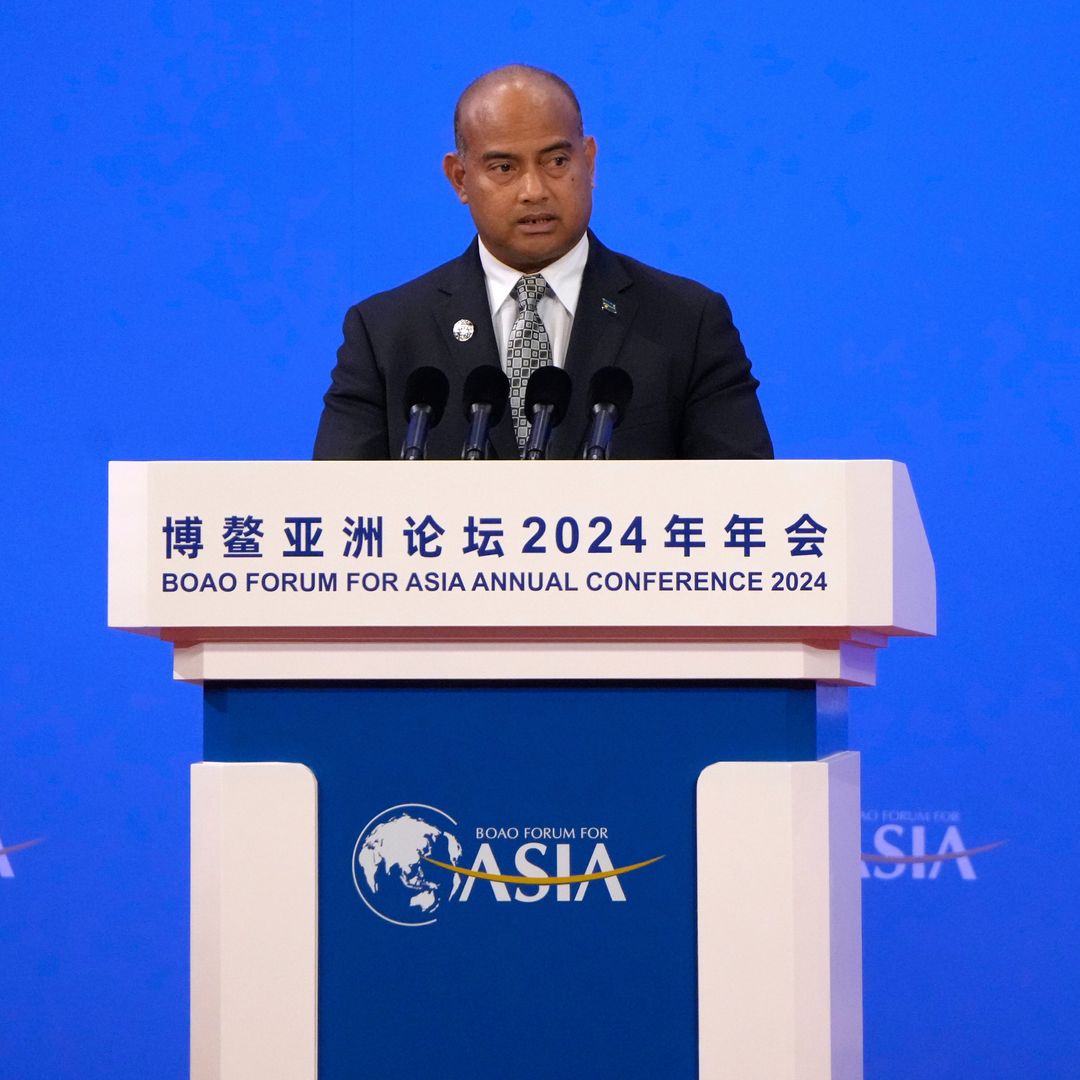 El presidente de Nauru, David Adeang. Foto: AP